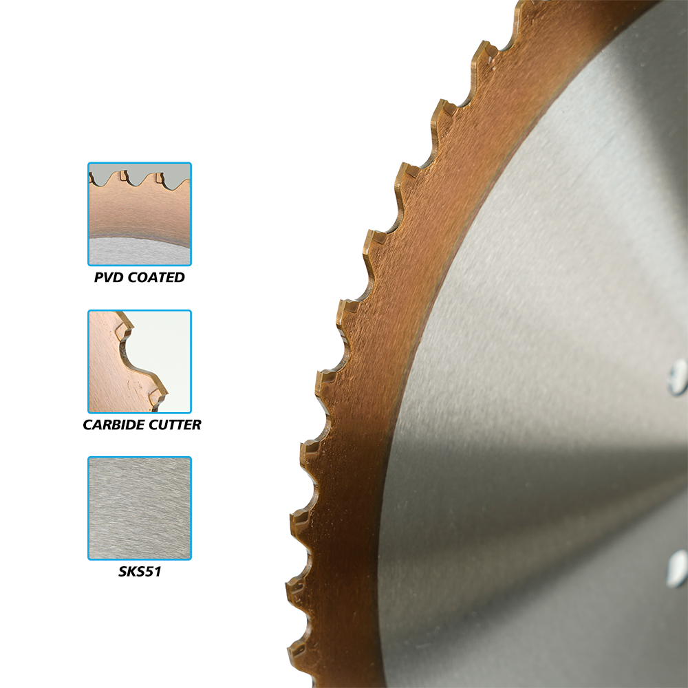Gold-Coated TCT Circular Cold Saw Blade Gold-Coated TCT Circular Cold Saw Blade